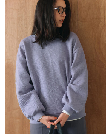 ジャガードダンボールプルオーバー