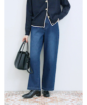 ストレートデニムパンツ