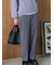 裏起毛ストレートパンツ