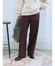 裏起毛ストレートパンツ
