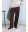 裏起毛ストレートパンツ