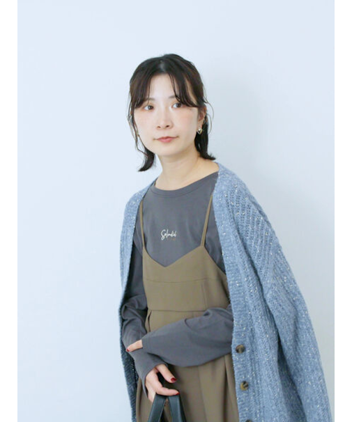 ワンポイント刺繍プルオーバー