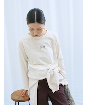 ワンポイント刺繍プルオーバー