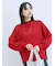 【Hug knit】袖ボリュームハイネックプルオーバー