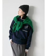 【Hug knit】ロゴプルオーバー