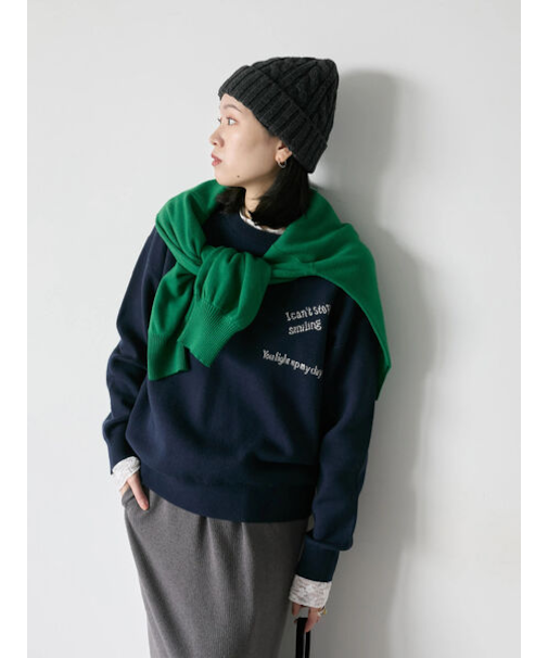 【Hug knit】ロゴプルオーバー