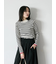 【Hug knit】リブハイネックプルオーバー