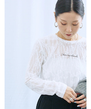 シアージャガードロゴ入りプルオーバー