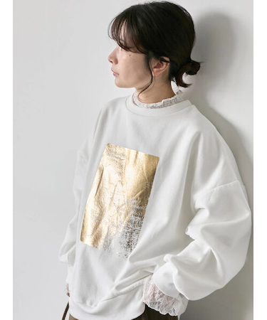 ◎箔プリントスウェット