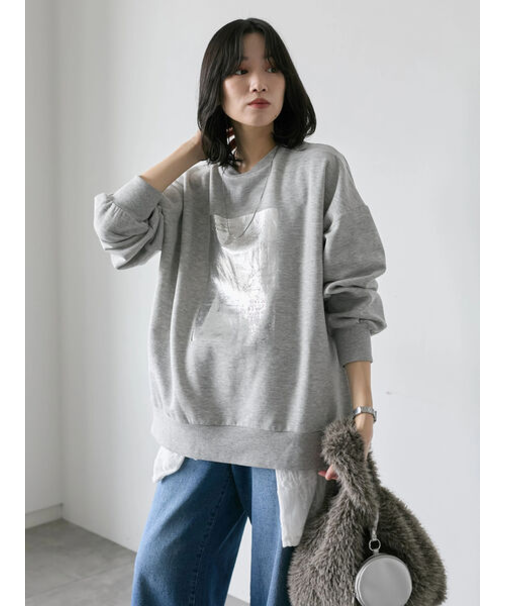 ◎箔プリントスウェット