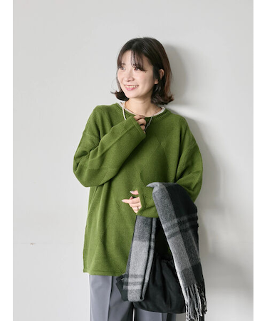 ◎スクエア編みニット