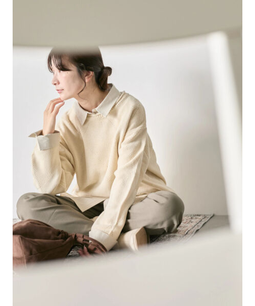 ◎スクエア編みニット