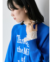 ロゴニットプルオーバー