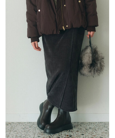 親子コールラップ風スカート