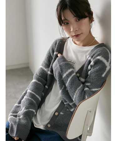 ◎ニュアンス柄ニットCD