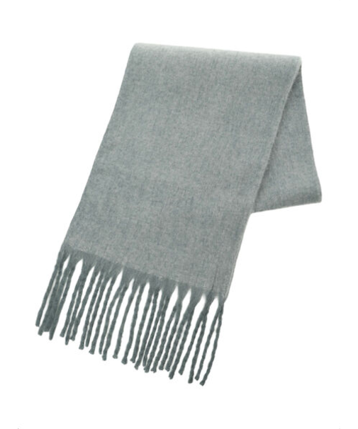 ボリュームフリンジマフラー