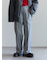 ヘリンボーンストレートパンツ