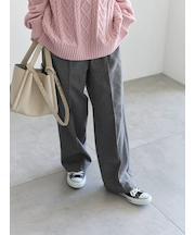 ヘリンボーンストレートパンツ