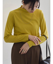 【吸湿発熱】リブフリル衿PO