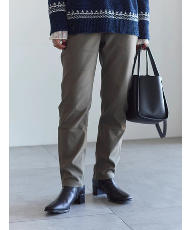 裏起毛ストレッチパンツ