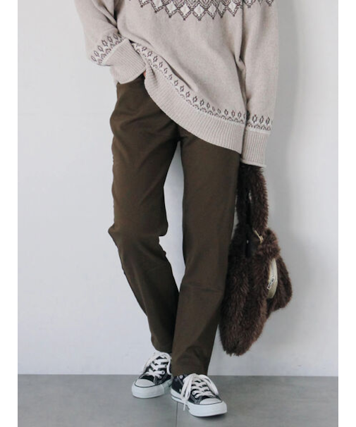 裏起毛ストレッチパンツ