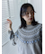 求心ラメモールニットプルオーバー