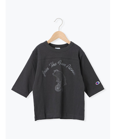 【Champion別注】クマプリント7分袖Tシャツ
