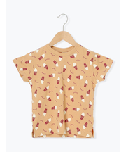 【吸水速乾】ソフトクリーム総柄Tシャツ