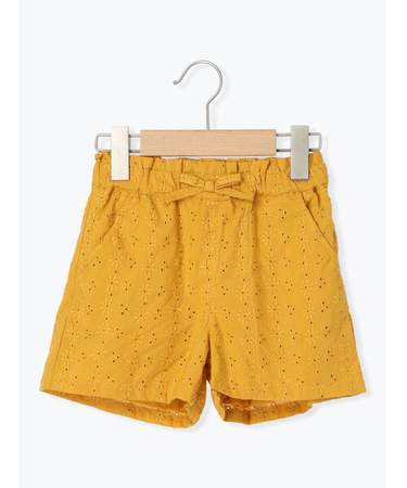 フラワー刺繍ショートパンツ(セットアップ可)