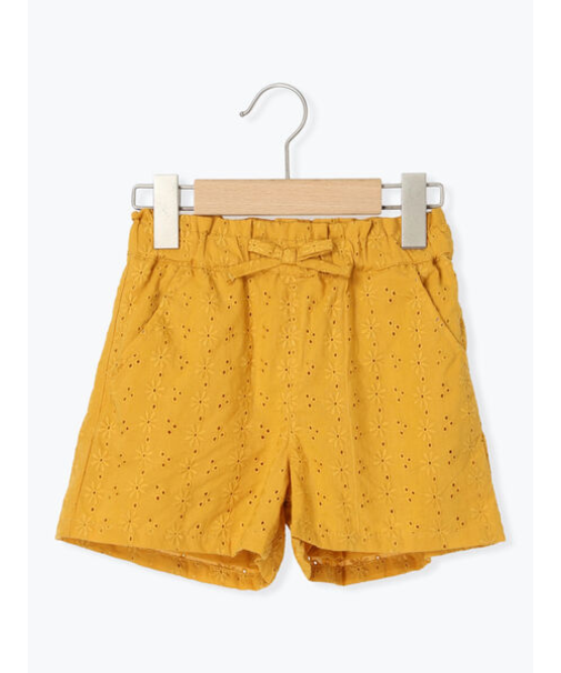 フラワー刺繍ショートパンツ(セットアップ可)