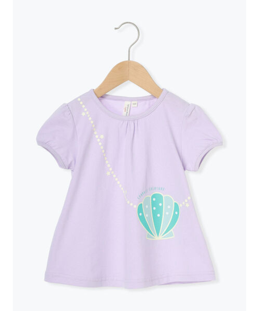 【吸水速乾】貝殻ポシェットTシャツ