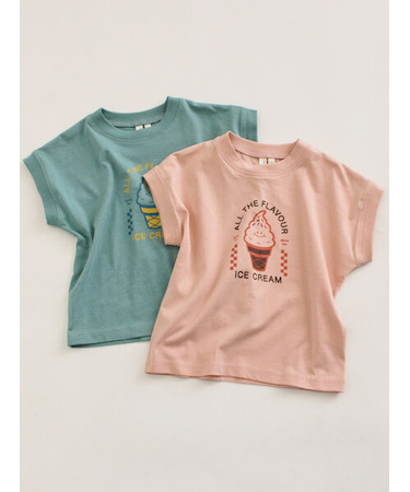 【吸水速乾】アイスクリームプリントTシャツ