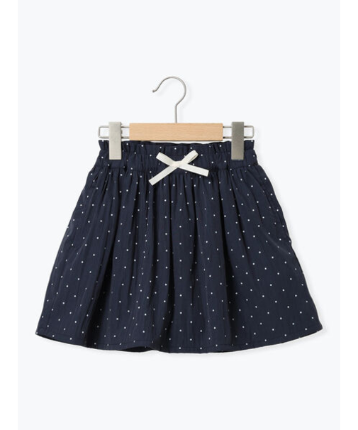 ドット柄スカパン