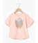 【吸水速乾】花かごプリントTシャツ