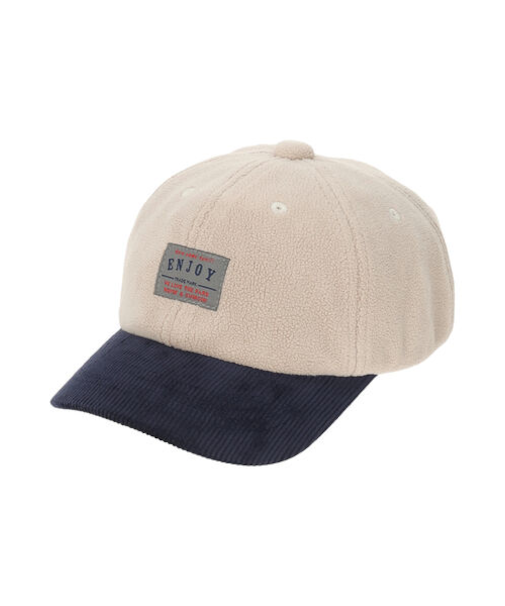 フリース×コーデュロイキャップ