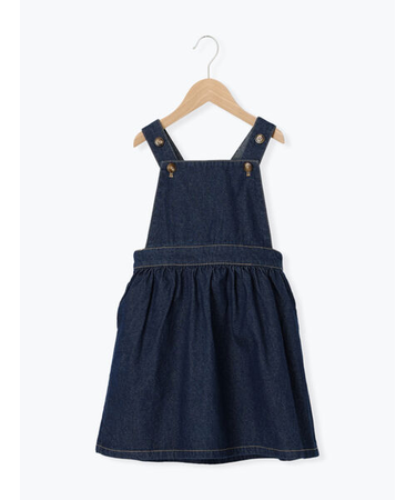 デニムジャンバースカート