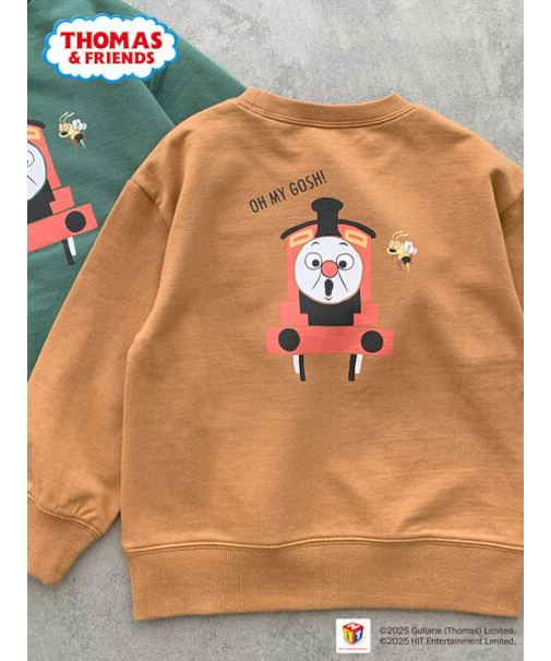 【きかんしゃトーマス】バックプリントトレーナー