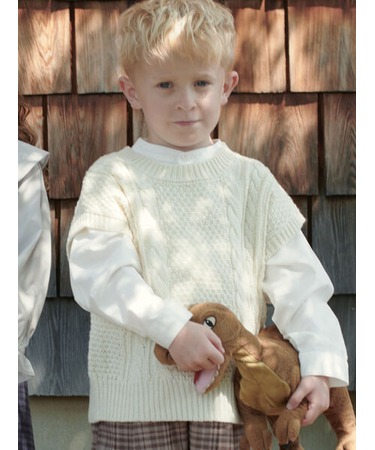 【マシンウォッシャブル】ニットベスト