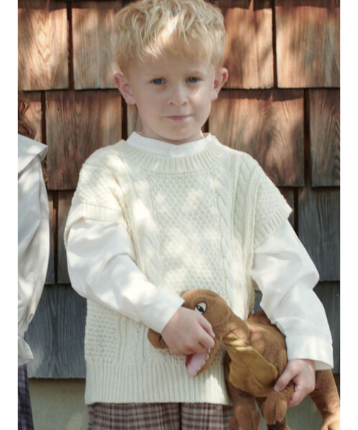 【マシンウォッシャブル】ニットベスト