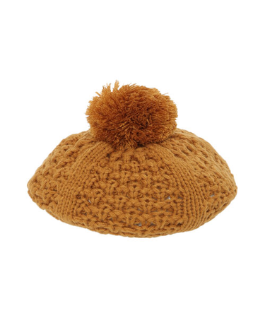 ニットベレー帽