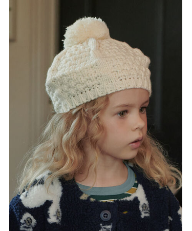 ニットベレー帽