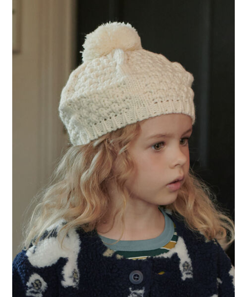 ニットベレー帽