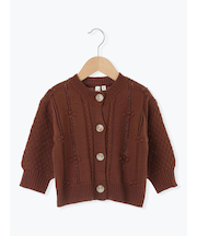 【マシンウォッシャブル】ニットカーディガン