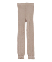 フロート編みレギンス