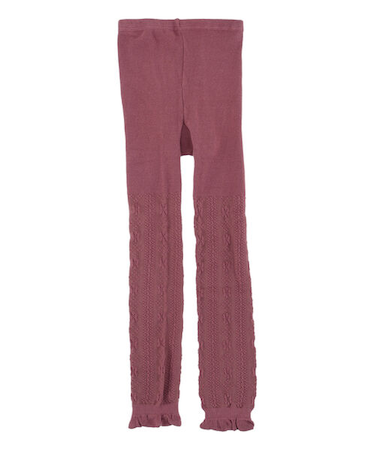 フロート編みレギンス