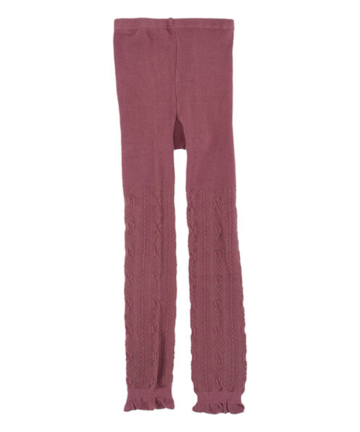 フロート編みレギンス