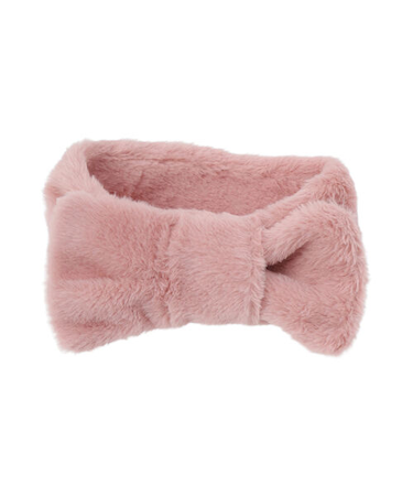 フェイクファーリボンマフラー