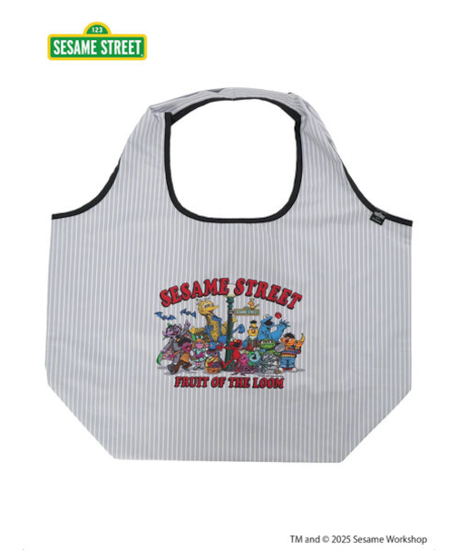 【FRUIT OF THE LOOM】セサミストリート トートバッグ大
