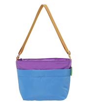 パフ配色ショルダーバッグ