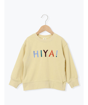 ロゴ刺繍トレーナー